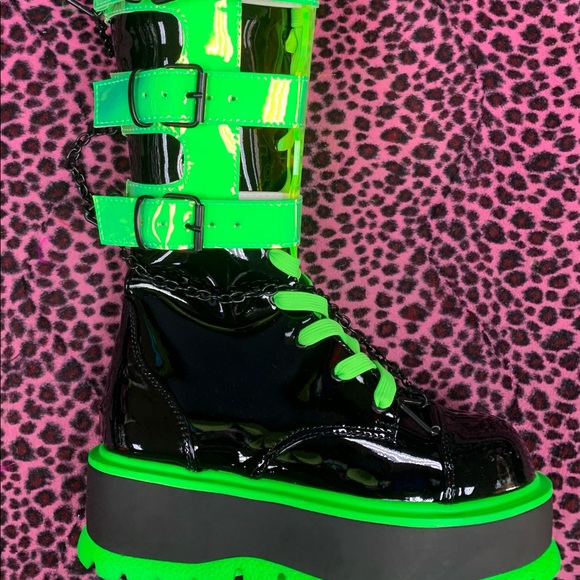 Demonia Slacker56 Uv Reactive Boot 